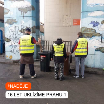 Projekt "Úklid ulic Prahy 1" funguje už 16 let