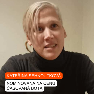 Nominace Kateřiny Sehnoutkové na cenu Časovaná bota