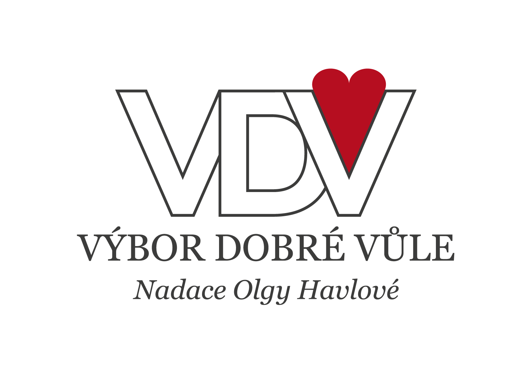 Logo Výboru dobré vůle - Nadace Olgy Havlové