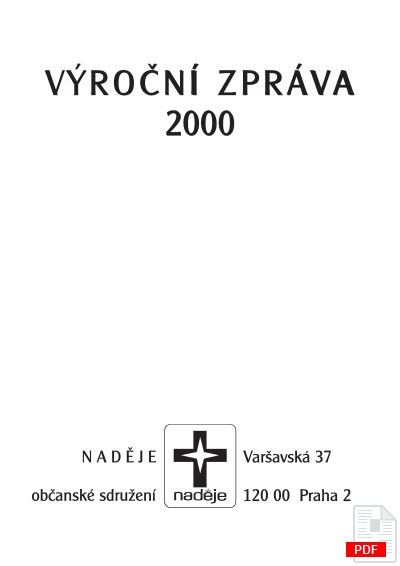 Výroční zpráva 2000