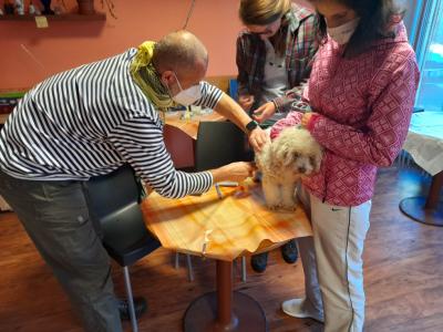 V NADĚJI se očkovali klienti i jejich psi