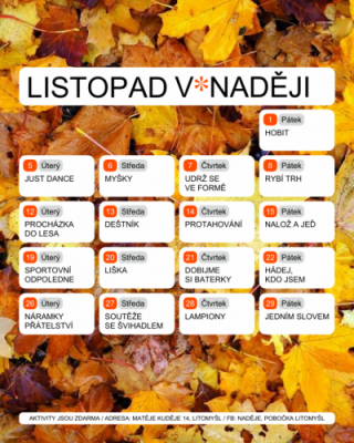 PROGRAM LISTOPAD