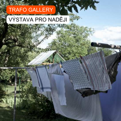 Vernisáž výstavy 0 m2: Výstava pro Naději v Trafo Gallery