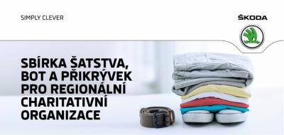 Škoda Auto pořádá "Sbírku šatstva, bot a přikrývek"