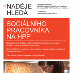 Sociální rehabilitace hledá sociální/ho pracovníka/pracovnici na HPP